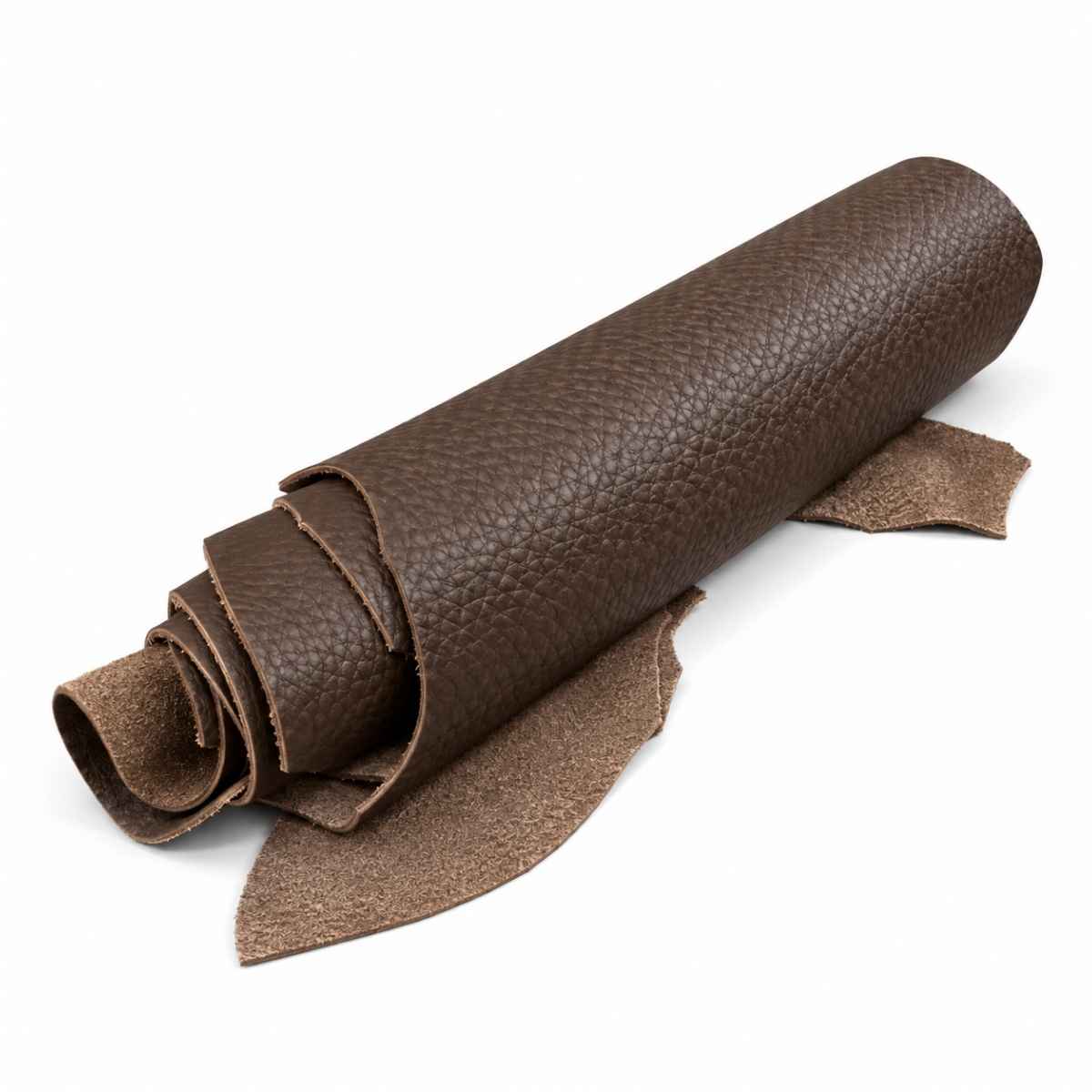 (1Kg) Retales de Cuero Grabado MARRÓN OSCURO