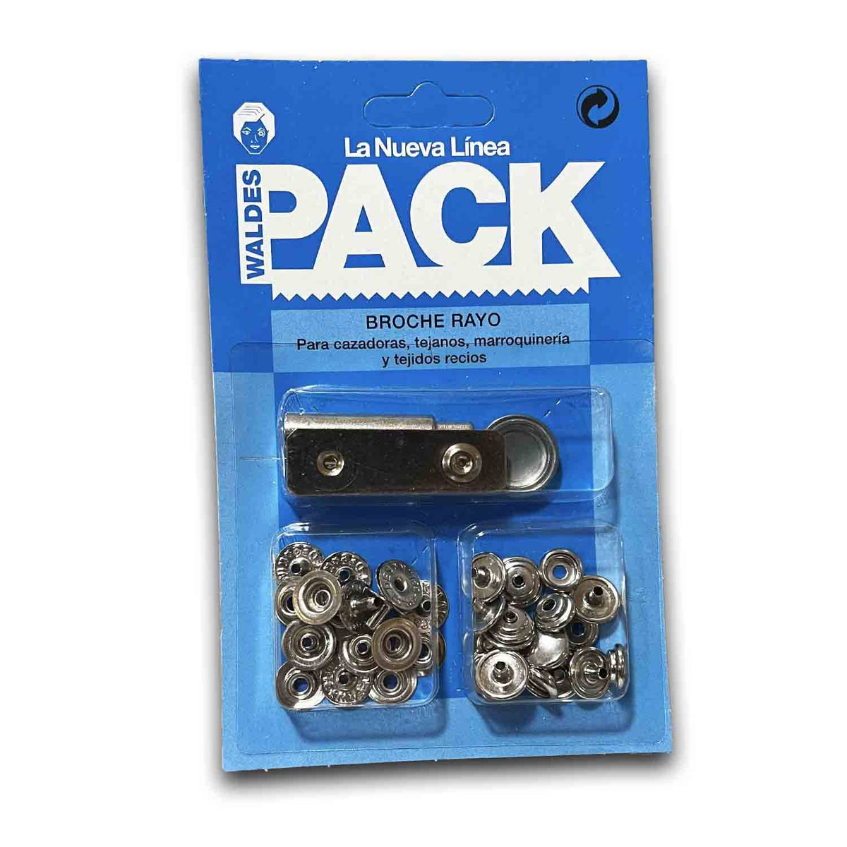 Pack Broche Americano 8100 – 10 Juegos + Utensilios de Colocación