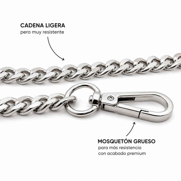 Cadena Bolso con Mosquetones Premium – 125 cm