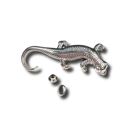 Adorno Salamandra 9377 con Baño de Plata – 5,8 cm