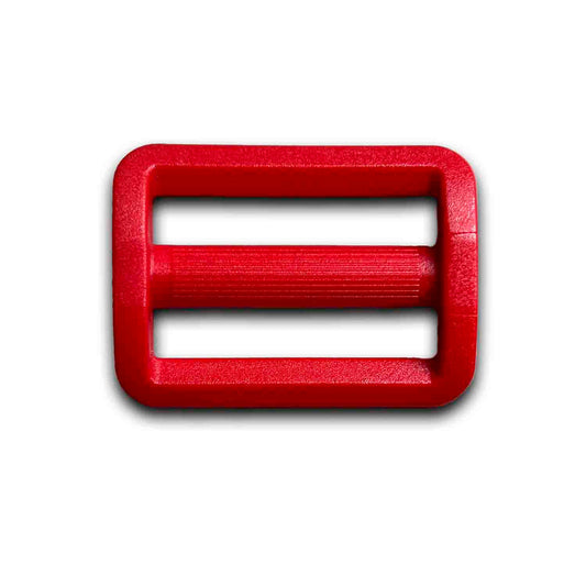 Hebilla Reguladora de Nylon Roja