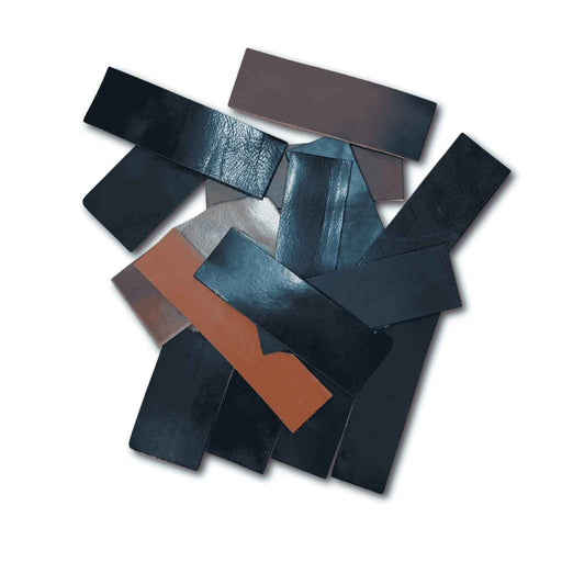 (1Kg) Retales Pequeños de Cuero Vaquetilla (2.5 / 3 mm)